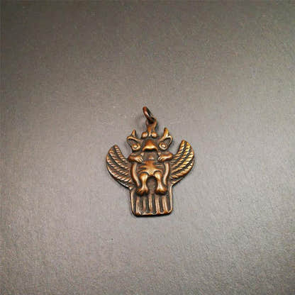 Garuda Amulet - 2.1" - Tibetan Buddhist amulet, view 11