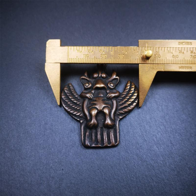 Garuda Amulet - 2.1" - Tibetan Buddhist amulet, view 10