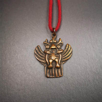 Garuda Amulet - 2.1" - Tibetan Buddhist amulet, view 5