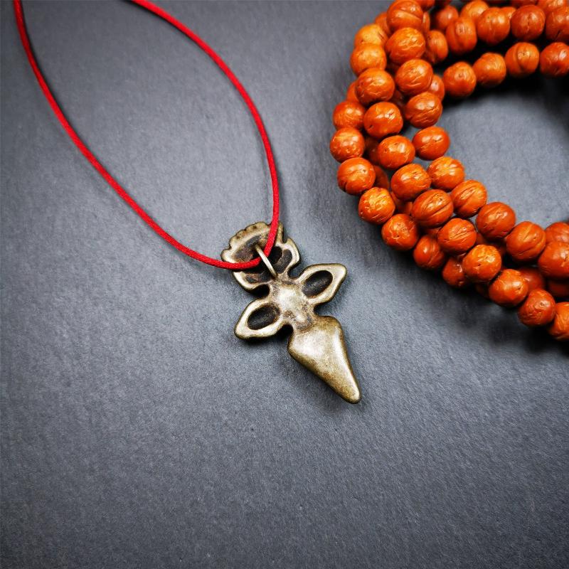 Garuda Amulet - 1.77" - Tibetan Buddhist amulet, view 4