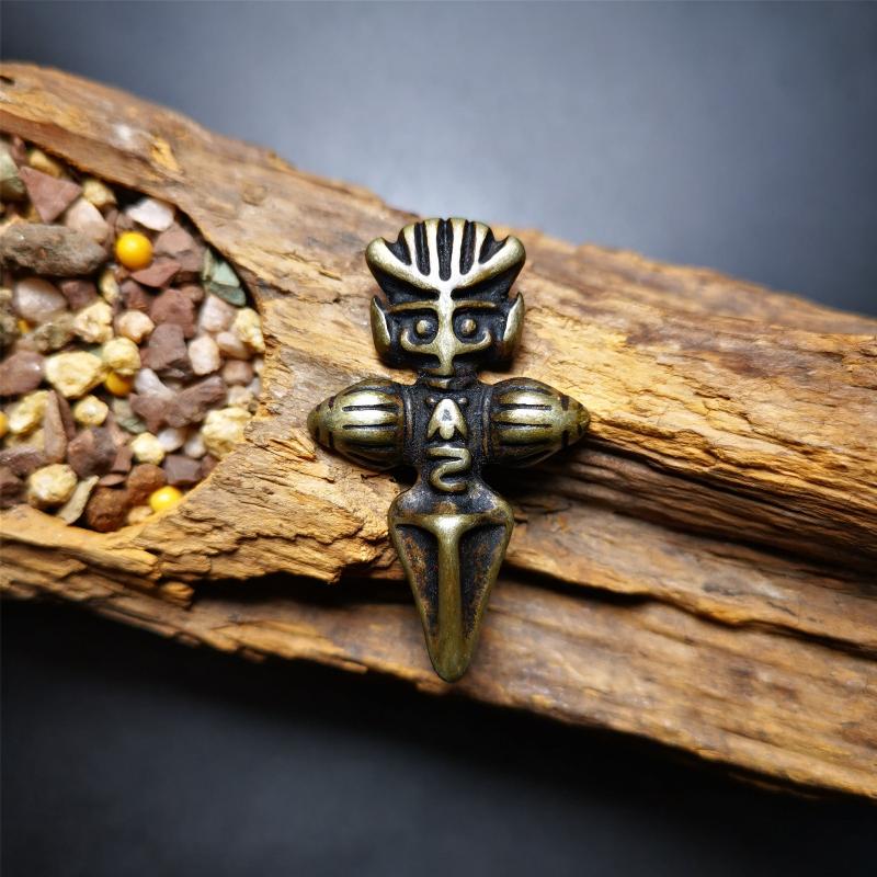 Garuda Amulet - 1.77" - Tibetan Buddhist amulet, view 5