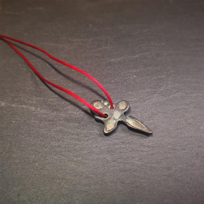 Cross vajra Phurba - 1.57" - Tibetan Buddhist vajra, view 4