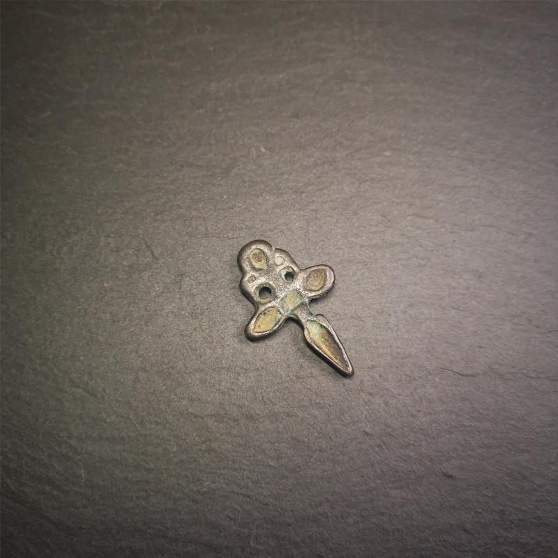 Cross vajra Phurba - 1.57" - Tibetan Buddhist vajra, view 6