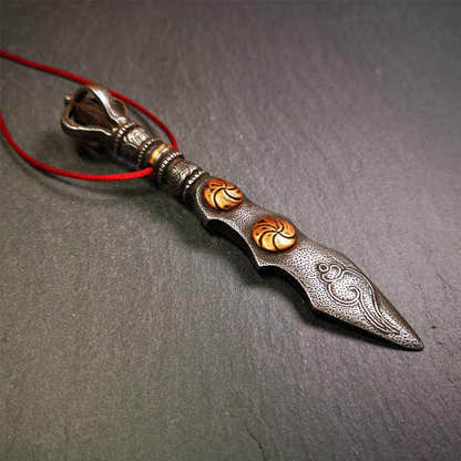 Mansusri Sword - Tibetan Buddhist art, close-up detail