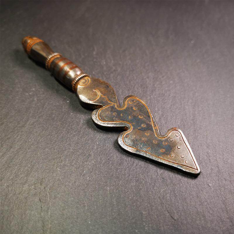 Snake Spear - Tibetan Buddhist art, view 4