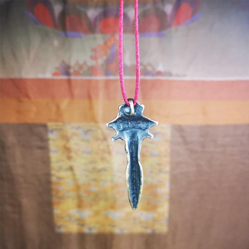 Cross Vajra Phurba 2.36" - Tibetan Buddhist vajra, view 8