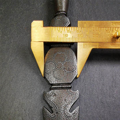 Manjusri Sword - 7.9" - Tibetan Buddhist art, size reference