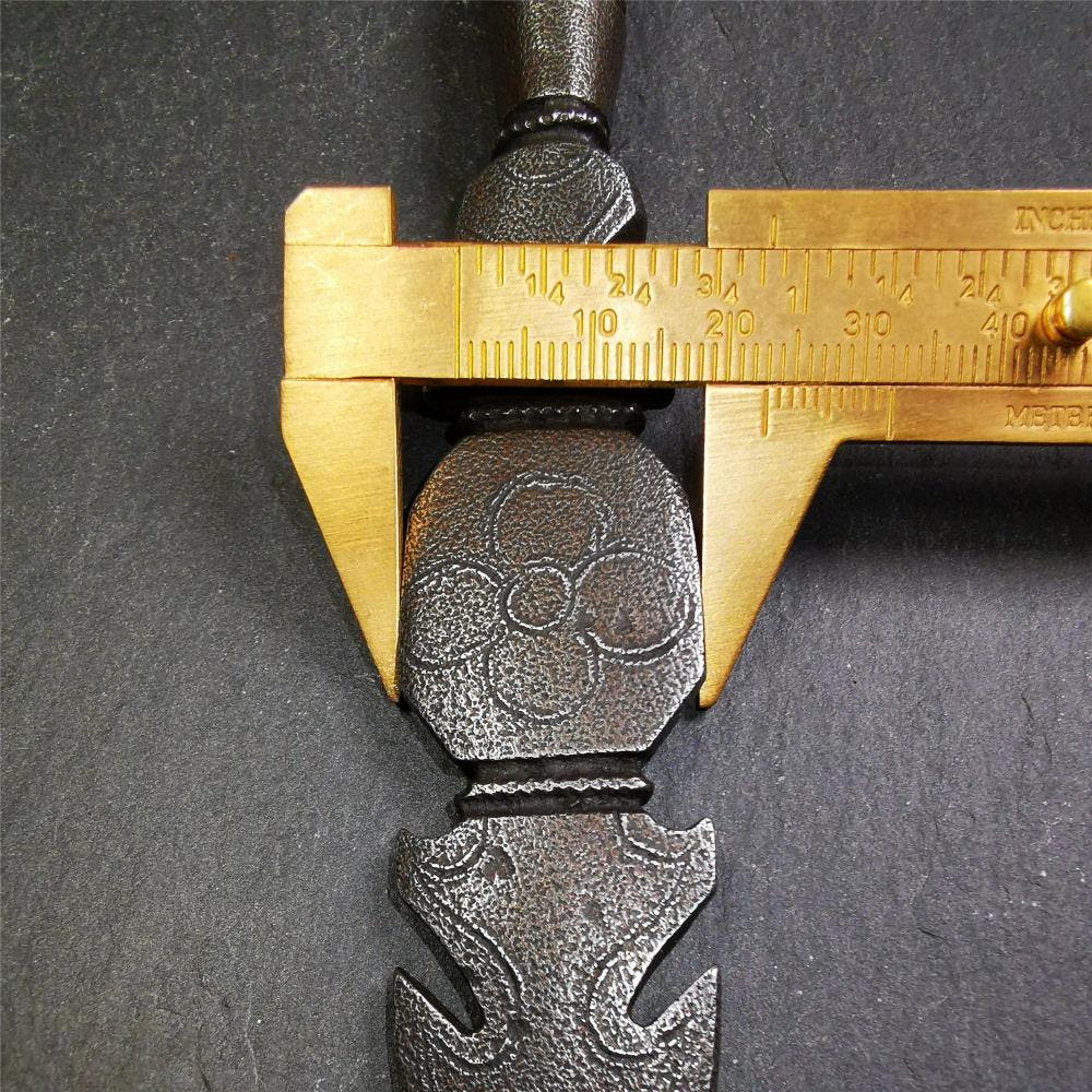 Manjusri Sword - 7.9" - Tibetan Buddhist art, size reference