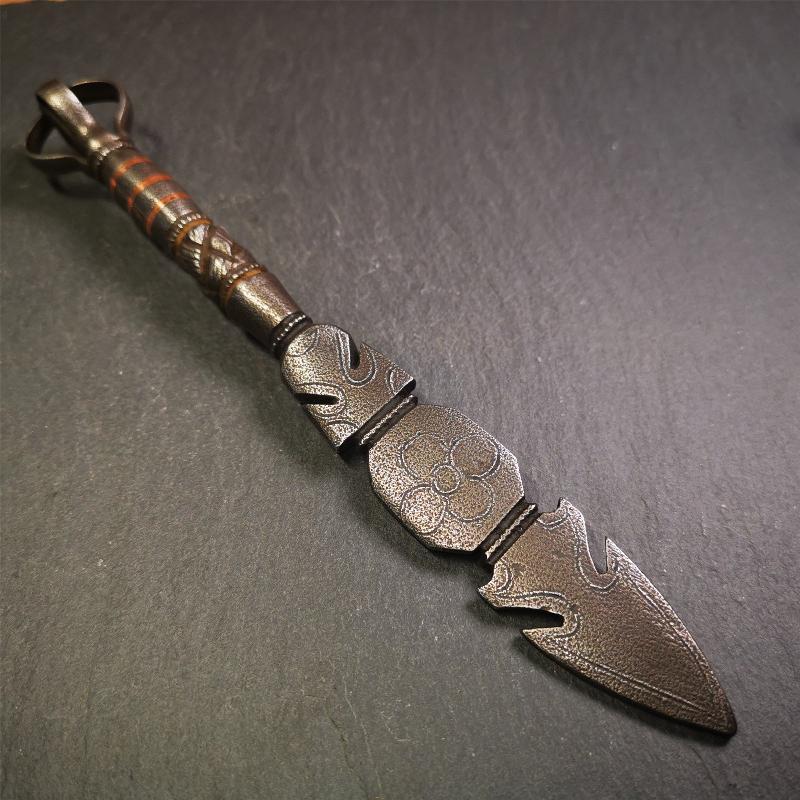 Manjusri Sword - 7.9" - Tibetan Buddhist art, view 4