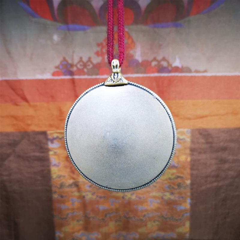 Old Melong 2.6" - Tibetan Buddhist art, view 8