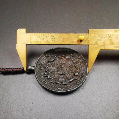 Black Melong 1.89" - Tibetan Buddhist art, view 9