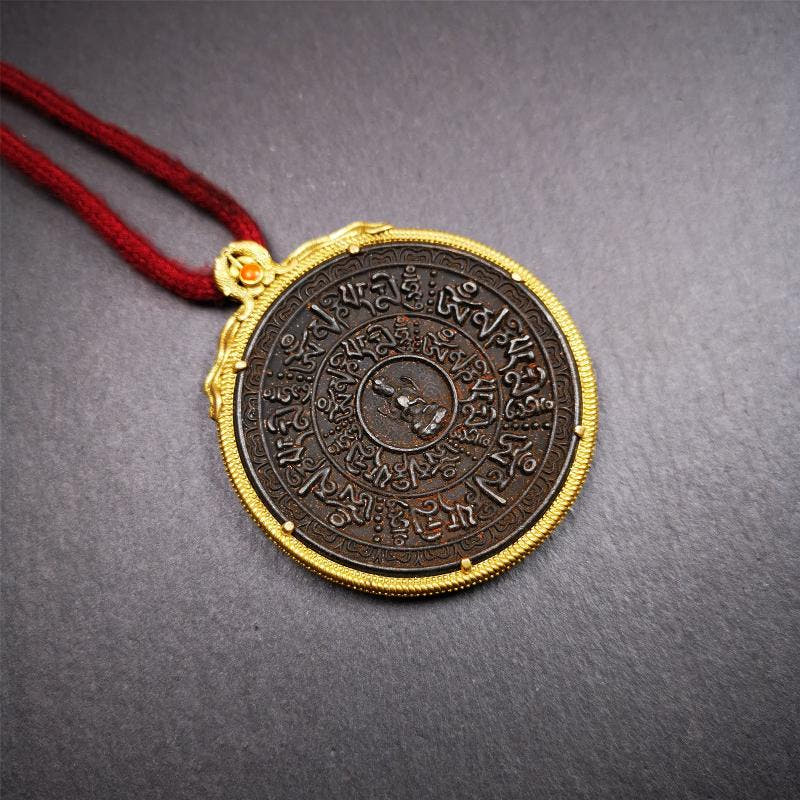 Chenrezig Om Melong 2.1" - Tibetan Buddhist art, view 5