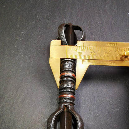 Five-pronged Vajra 4.3" - 5.9" - Tibetan Buddhist vajra, view 21