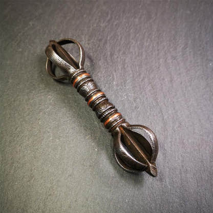 Five-pronged Vajra 4.3" - 5.9" - Tibetan Buddhist vajra, view 13