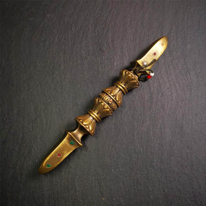 Unique Vajra 6.5" - Tibetan Buddhist vajra, view 4
