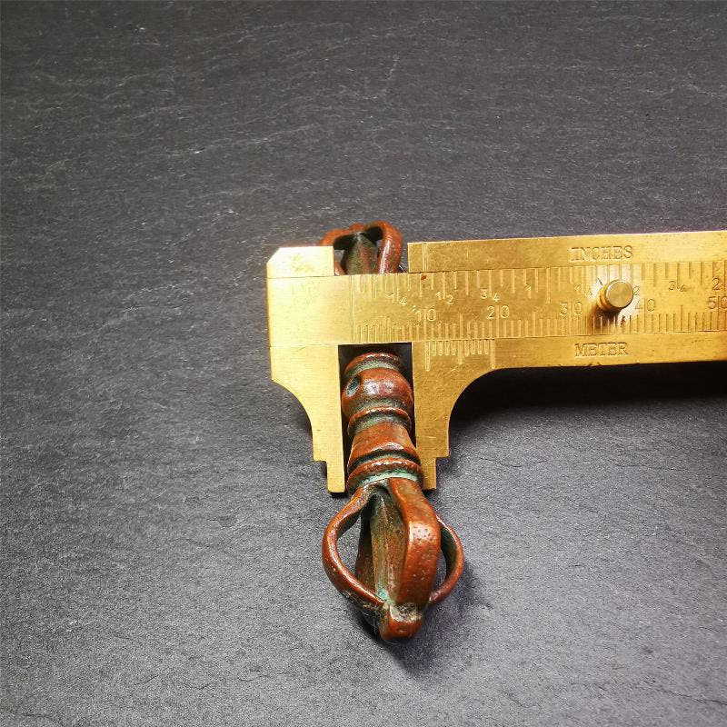 Vajra 2.76" - Tibetan Buddhist vajra, size reference