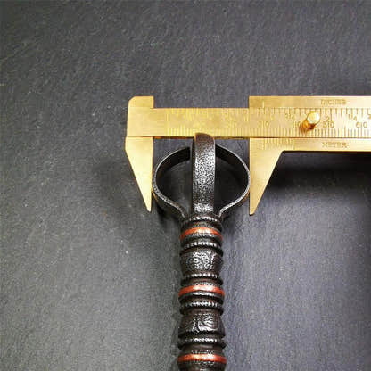 Five-pronged Vajra 4.3" - 5.9" - Tibetan Buddhist vajra, view 22