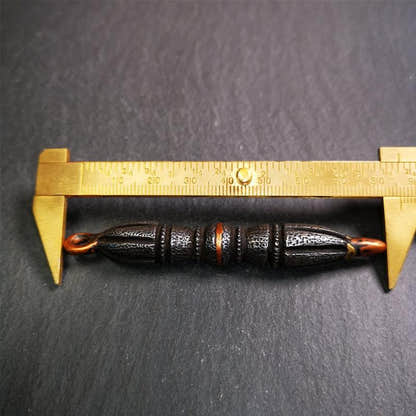 Nine-pronged Vajra Pendant 3.5" - Tibetan Buddhist vajra, view 13