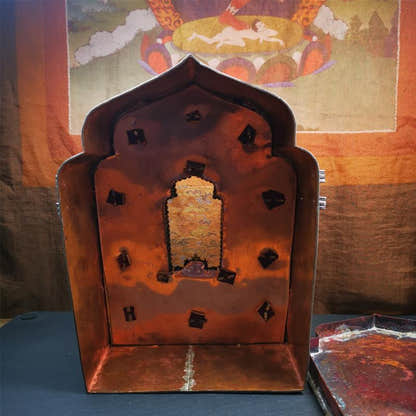 Big Gau Shrine 9" - Tibetan Buddhist art, view 9
