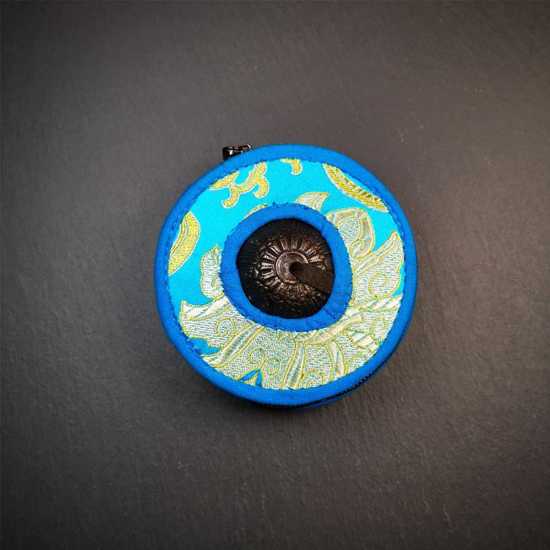 Bronze Tingsha Set - Buddha Statue - 3.75" - Tibetan Buddhist statue, view 9
