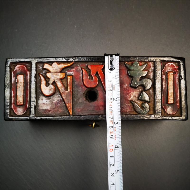 9 Pronged Vintage Vajra Dorje 7.0" - Tibetan Buddhist vajra, view 9