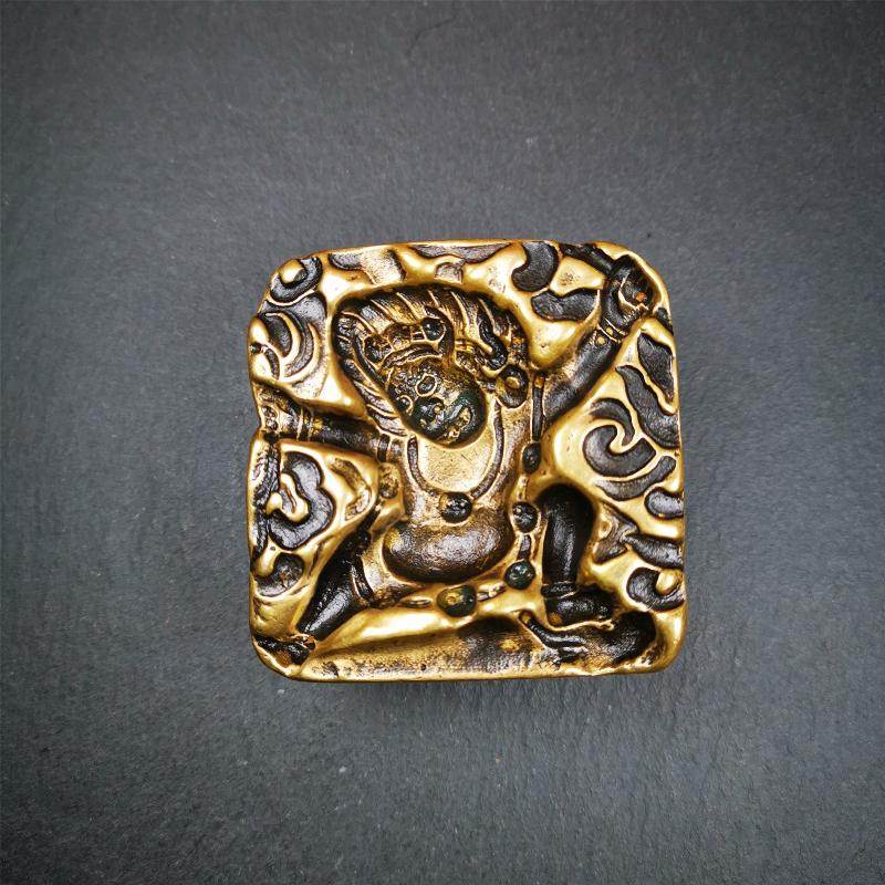 Old Vajrapani Tsa Tsa Mold 2.36“ - Tibetan tsa tsa mold, view 4