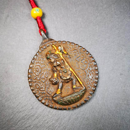 Troma Nagmo Melong 2.2" - Tibetan Buddhist art, view 6
