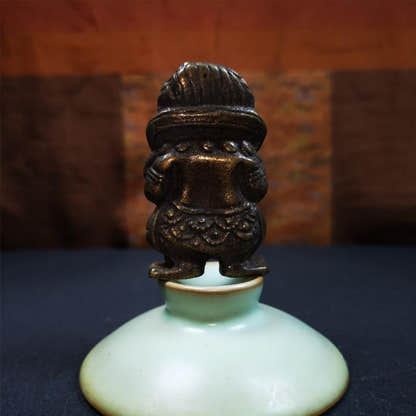 Panjaranata Mahakala Statue 2.28" - Tibetan Buddhist statue, view 6