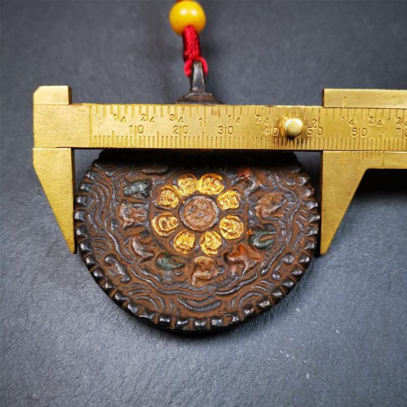 Troma Nagmo Melong 2.2" - Tibetan Buddhist art, view 9