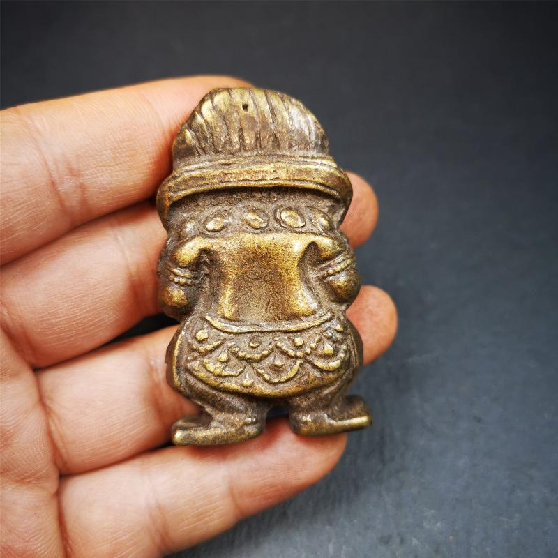 Panjaranata Mahakala Statue 2.28" - Tibetan Buddhist statue, view 8