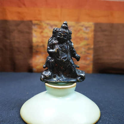Vajrapani 2.36" - Tibetan Buddhist statue, view 7