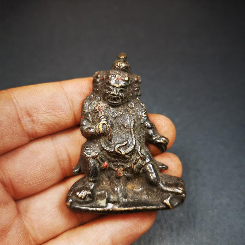 Vajrapani 2.36" - Tibetan Buddhist statue, view 5