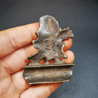 Vajrapani 2.52" - Tibetan Buddhist statue, view 8