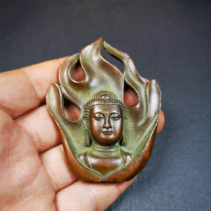 Shakyamuni Statue 2.9" - Tibetan Buddhist statue, view 7