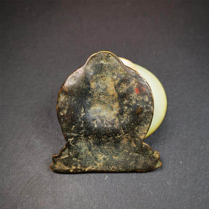 Je Tsongkhapa Statue 2.83" - Tibetan Buddhist statue, view 6