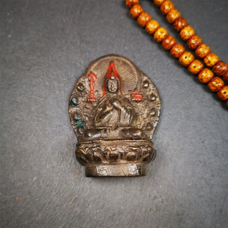 Je Tsongkhapa 2.6" - Tibetan Buddhist statue, view 6