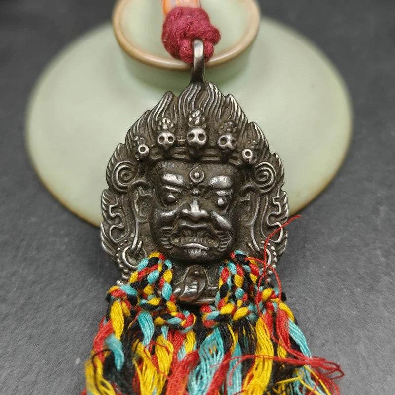 Thokcha Amulet,Mahakala Pendant, Buddhist Protector - Tibetan Buddhist amulet, view 4