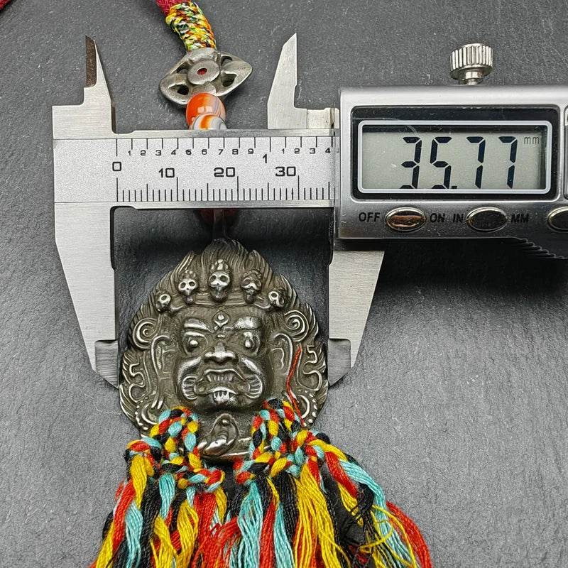 Thokcha Amulet,Mahakala Pendant, Buddhist Protector - Tibetan Buddhist amulet, view 9