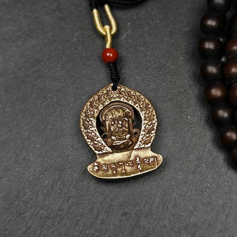 Panjaranata Mahakala Amulet Pendant - Tibetan Buddhist amulet, view 4