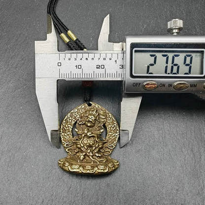 Panjaranata Mahakala Amulet Pendant - Tibetan Buddhist amulet, view 9