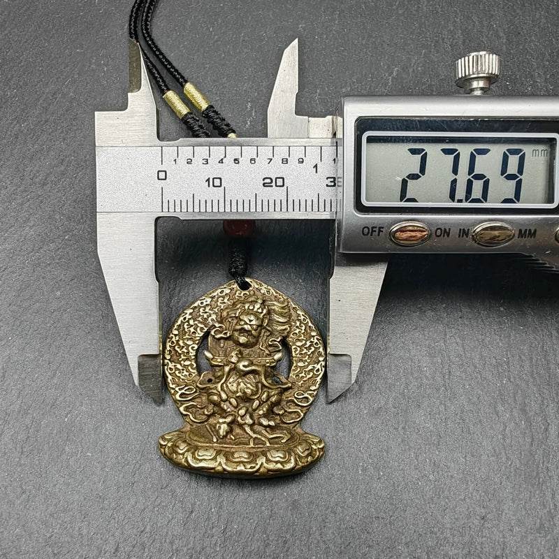 Panjaranata Mahakala Amulet Pendant - Tibetan Buddhist amulet, view 9