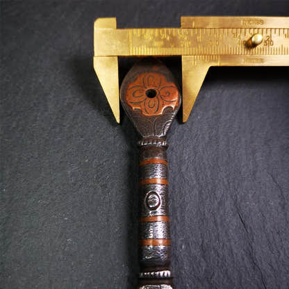 Large Size Offering Spoon 7.5" - Tibetan Buddhist art, view 9