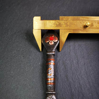 Large Size Offering Spoon 7.1" - Tibetan Buddhist art, view 10