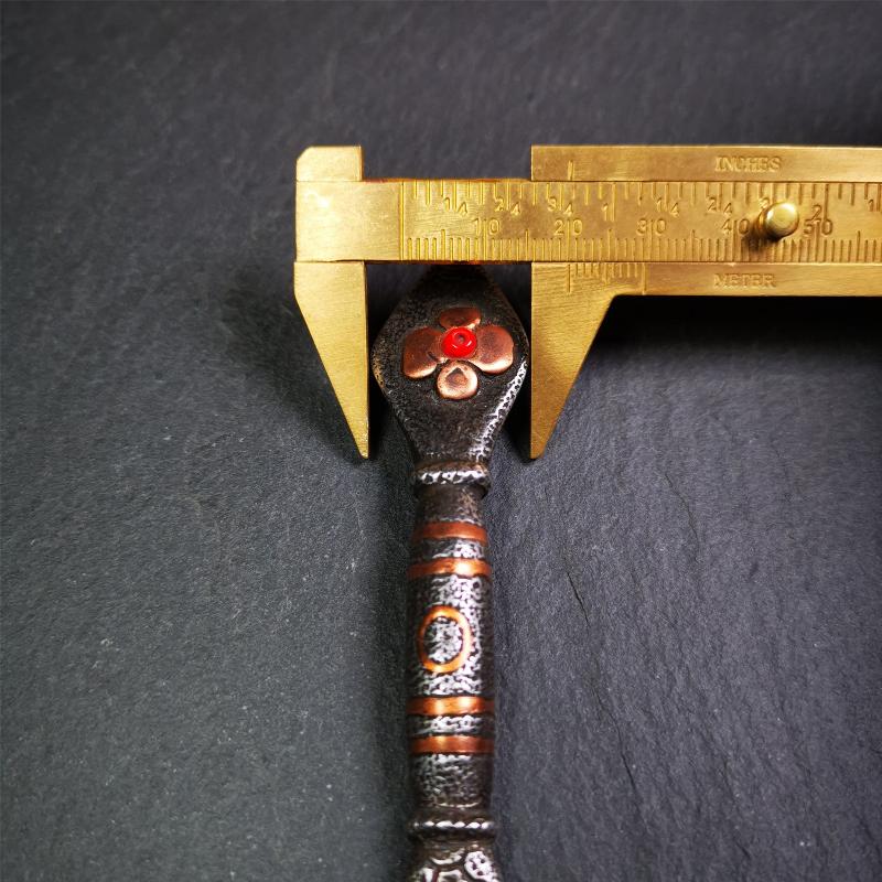 Large Size Offering Spoon 7.1" - Tibetan Buddhist art, view 10