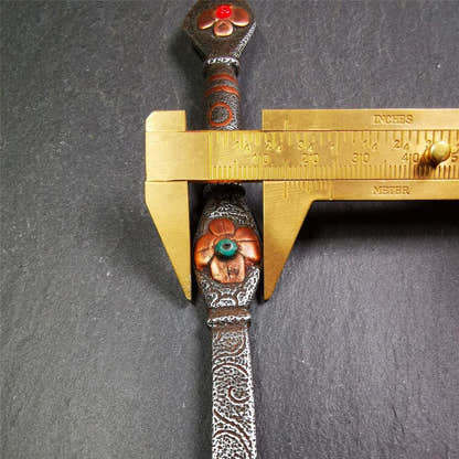 Large Size Offering Spoon 7.1" - Tibetan Buddhist art, view 11
