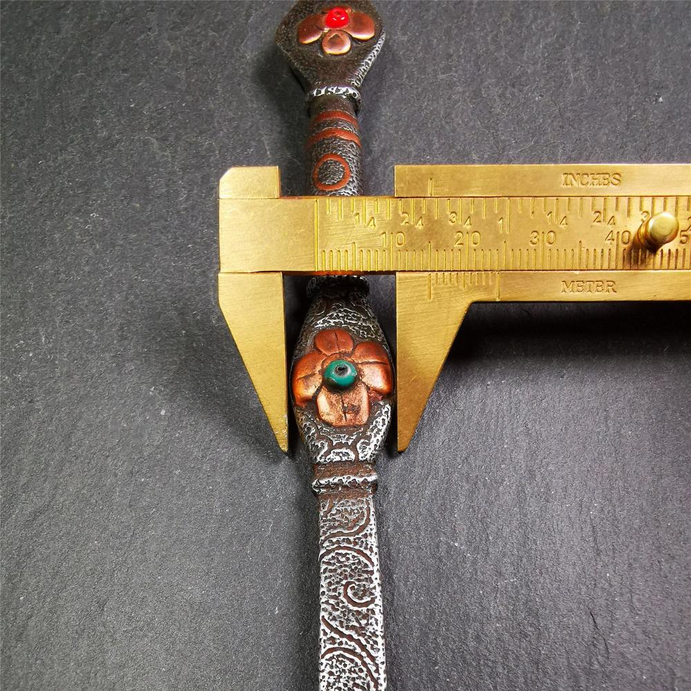 Large Size Offering Spoon 7.1" - Tibetan Buddhist art, view 11