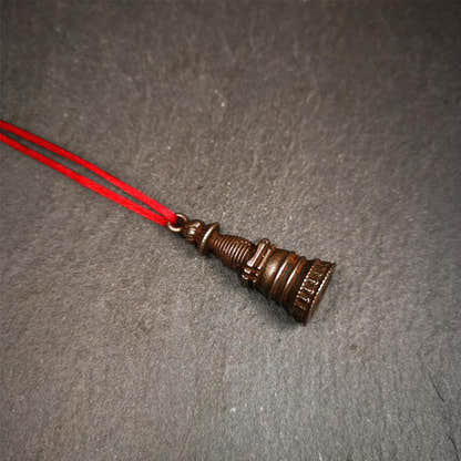 Stupa Amulet 1.38" - Tibetan Buddhist amulet, view 7