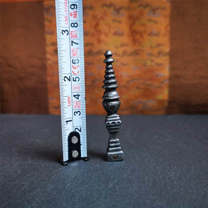 Stupa Amulet 2.56" - Tibetan Buddhist amulet, view 9
