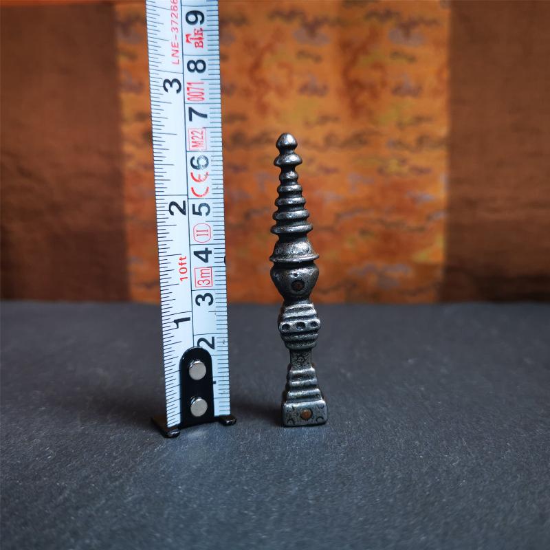 Stupa Amulet 2.56" - Tibetan Buddhist amulet, view 9
