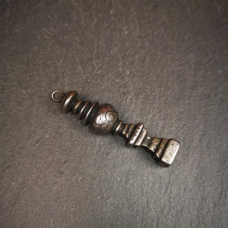Stupa Amulet 2.16" - Tibetan Buddhist amulet, view 5